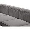 Meridian Furniture,Alina Velvet Modular Sofa - 3 of 4