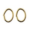John Bead Must Have Findings Metal Gold 6x5mm Oval Jump Rings for Jewelry Making Findings, 98 Pieces - 2 of 2