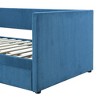 KTMBDW Twin Size Corduroy Daybed with Two Drawers and Wood Slat, Tufted Sofa Bed for Bedroom Guest Room, No Box Spring Needed - 4 of 4