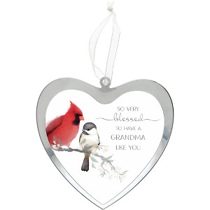 Pavilion Gift Company - Grandma - 4.75" Mirrored Glass Ornament - Tree Ornaments - 1 of 4