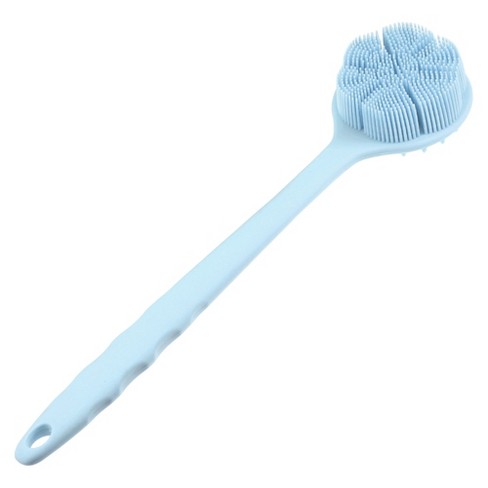 Unique Bargains Double Side Long Handle Bath Brush For Shower 14.17 ...