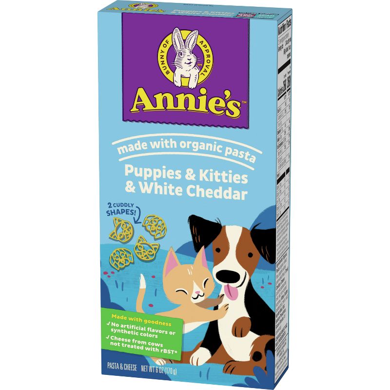 Annie&#39;s Puppies &#38; Kitties &#38; White Cheddar Pasta &#38; Cheese - 6oz, 4 of 9