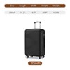 MAYEERTY 20 inch Luggage Suitcase with Spinner Wheels Expandable Hardside Luggage Lightweight Suitcase, 20" Checked Luggage Black - 2 of 4