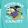 Girls' - Garfield - Witch Way To The Candy Fitted Short Sleeve Graphic T-Shirt - 2 of 4