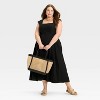 Women's Poplin Midi Dress - A New Day™ - 3 of 3