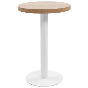 vidaXL Bistro Table Light Brown 19.7 in. MDF - 1 of 4