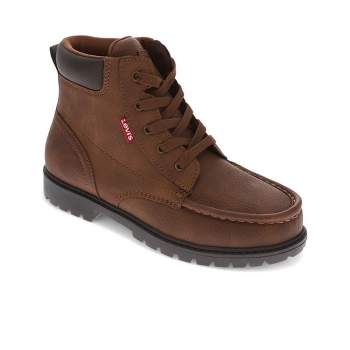 Levi's Kids Dean 2 Neo Synthetic Leather Moc Toe Boot