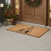 HomeRoots 24" X 36" Brown And Black Christmas Outdoor Coir Door Mat - 2 of 4