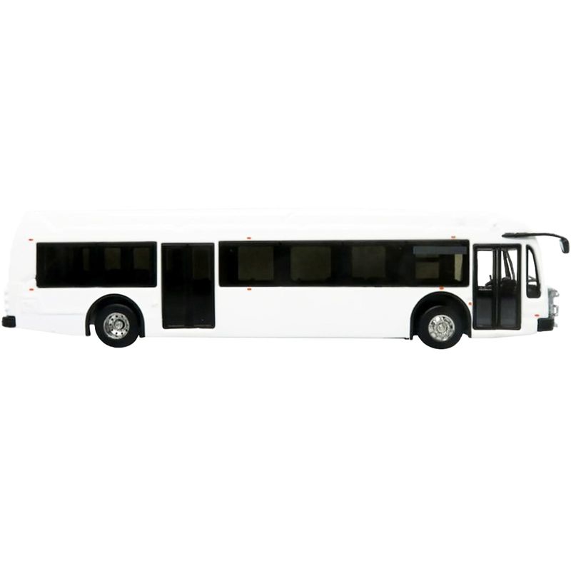 Proterra ZX5 Battery-Electric Transit Bus Blank White "The Bus & Motorcoach Collection" 1/87 (HO) Diecast Model Iconic Replicas, 2 of 4