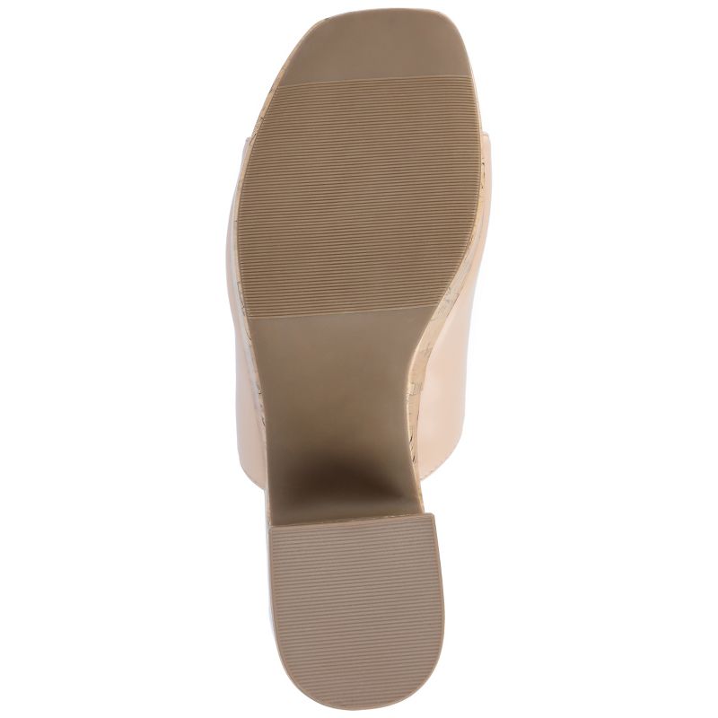 Journee Collection Womens Astter Tru Comfort Foam Slip On Platform Open Toe Sandals, 5 of 10