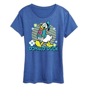 Women's - Disney - Donald Duck Short Sleeve Graphic T-Shirt - 1 of 4