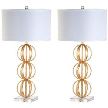 Annistyn Table Lamp (Set of 2) - Brass Gold - Safavieh.