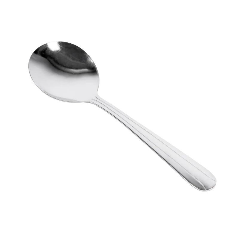 Winco 0001-04 12-Piece Dominion Bouillon Spoon Set, 18-0 Stainless Steel, 3 of 5