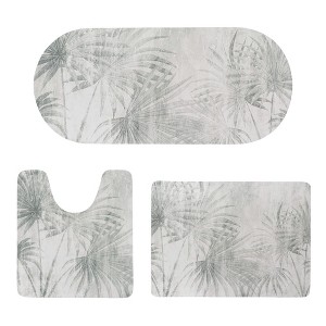 Evideco French Home Goods Decorative  Bath Mats – Ultra Absorbent Quick Dry Rug with Anti-Slip Rubber Backing - 1 of 4