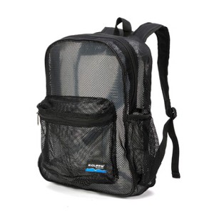 K-Cliffs Mesh Backpack Durable Quality Classic Net Student Bookbag 17" Unisex Travel Gym Daypack - 1 of 4