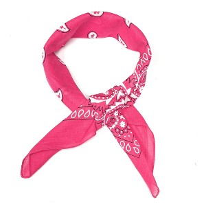 Pack of 20 Paisley Ribbon Scarf Cotton Neck Foulard for Women - 1 of 4