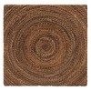 bali & pari Verino Coffee Table Natural Seagrass/Espresso Brown - 4 of 4