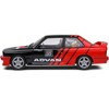 1990 BMW E30 M3 Black and Red with Graphics "ADVAN Drift Team" "Competition" Series 1/18 Diecast Model Car by Solido - image 3 of 4