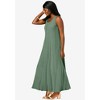 Jessica London Women's Plus Size Petite Button Down Gauze Dress - 4 of 4
