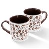 Mr. Coffee Vintage Brew 4 Piece 18 Ounce Stoneware Mug Set in Brown - 2 of 4