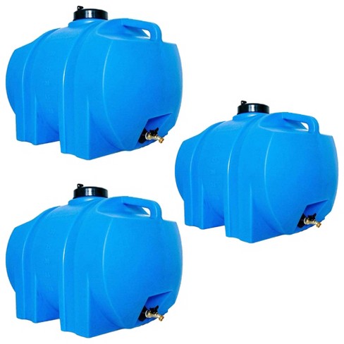 Waterprepared 35 Gallon Utility Water Tank With Large Cap, Built In ...