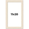 PosterPalooza | 11x20 Wide Barnwood Picture Frame, UV Acrylic, 6 Finishes - Grey, Brown, White, and Black - 2 of 4