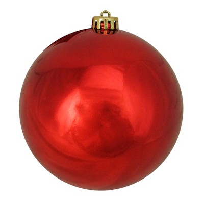 Northlight 6" Shatterproof Shiny Christmas Ball Ornament - Red