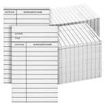 Best Paper Greetings 500 Pack Blank Library Cards for School Book Checkouts, CDs, DVDs, Vinyl Records, Classroom Supplies, White, 3 x 5 In