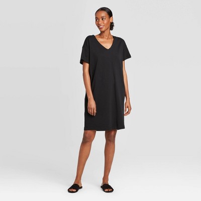 plain black dress target