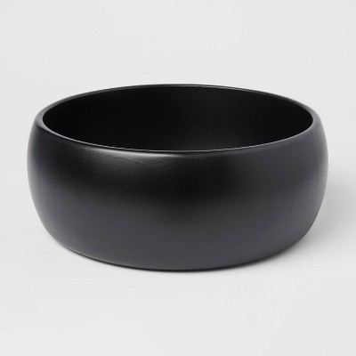 Photo 1 of 189oz Acacia Modern Serving Bowl Black - Threshold