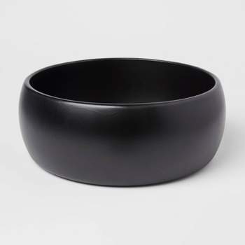 189oz Acacia Modern Serving Bowl Black - Threshold™