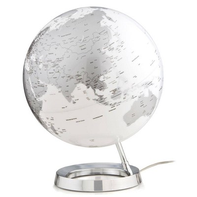 Light & Color Illuminated Designer Globe Silver - Waypoint Geographic