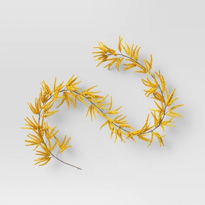 72" Artificial Goldenrod Garland Yellow - Threshold™