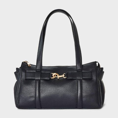 A New Day Slouchy Satchel Handbag - A New Day™ Black