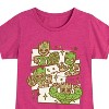 Girls' - Marvel - Guardians of the Galaxy Groot Characters Fitted Short Sleeve Graphic T-Shirt - 2 of 4