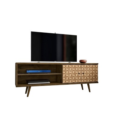 Liberty 2 Shelves and 2 Doors TV Stand for TVs up to 60" - Manhattan Comfort