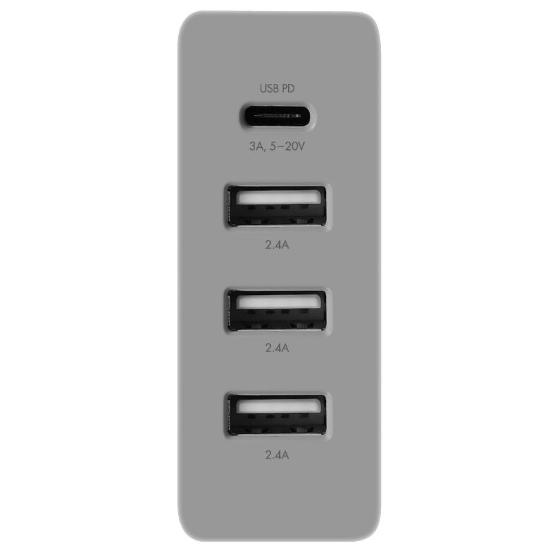 Macally 72-Watt 3-Port USB-A, 1 USB-C Port Wall Charger, 3 of 8