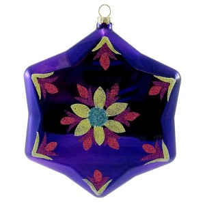 Craftoutlet.Com 5.5 Inch Star Ornament Flower Spring Winter Tree Ornaments - 1 of 1