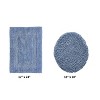 Lux Premium 100% Cotton Tufted Solid Reversible 2 Piece Bath Rug Set – Ultra-Soft, Water-Absorbent, Durable, Machine Washable Bathroom Rug - 2 of 4