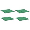 vidaXL Chair Cushion Set of 4 Green Oxford fabric (100% polyester) - 3 of 4