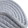 Home Mart Goods Silver Extra Thick Woven Trivet Round Placemats Natural Cotton Hot Potholder Mat Heat Resistant - 8"x8"(Pack of 4) - 4 of 4