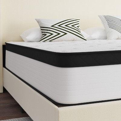 Extra Firm King 12" Innerspring Hybrid Mattress with CertiPUR-US Foam & Knit Top