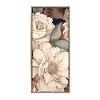 Kate & Laurel All Things Decor 18"x40" Sylvie Beaded Retro Glam Floral in Muted Color Tones Framed by The Creative Bunch Studio Gold - 2 of 4