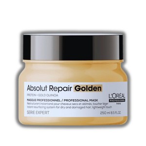 L'oreal Serie Expert ABSOLUT REPAIR GOLD GOLDEN MASK (8.5 oz) Intense Nourishment | Loreal Absolute Repair Hair Treatment - 1 of 3