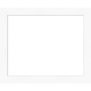 Amanti Art Cabinet White Framed Dry Erase Magnetic Board - 1 of 4