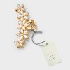 Metal Flower Pearls Claw Hair Clip - A New Day™ Gold: Hair Styling, Securing, Zinc, Plastic, Aluminum - 2 of 3