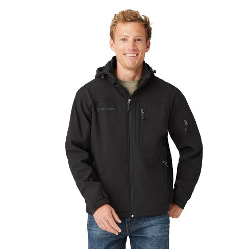 Free Country Men's Odyssey II Flex Super Softshell® Jacket Black S