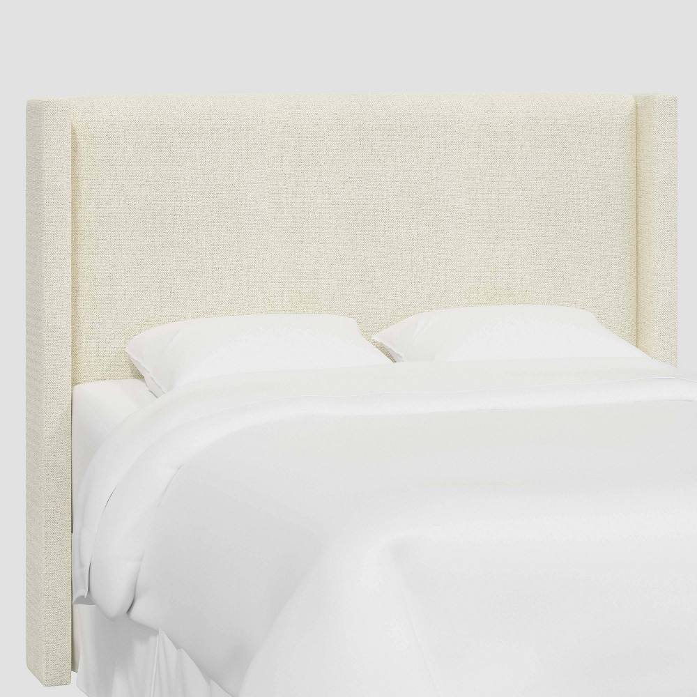 Photos - Bed Frame Violet California King Size Size Upholstered Wingback Headboard in Performance Eco Tweed Canvas - Threshold™