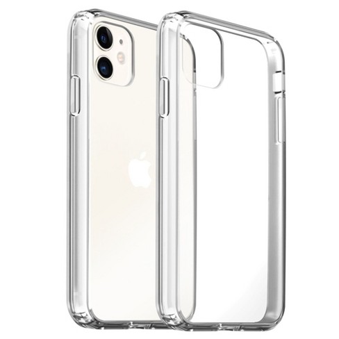 Clear Case Compatible With Iphone 11 6 1 Protective Hybrid Reinforced Tpu Bumper Acrylic Hard Plastic Back Cover Target