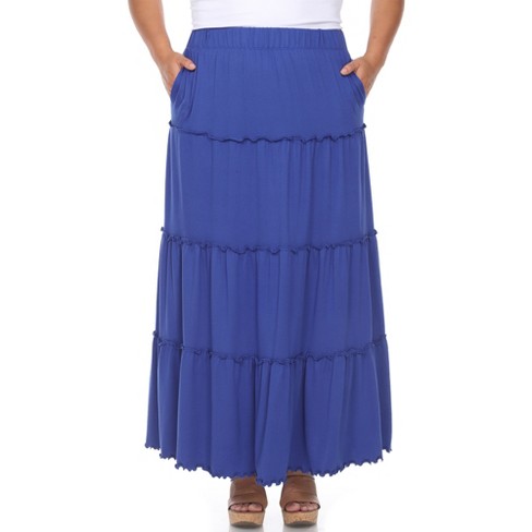 Tiered maxi outlet skirt 60